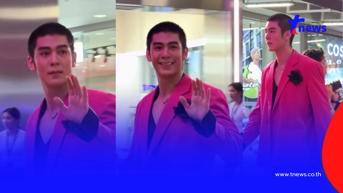 พระเอกหนุ่ม หั่นผมสั้นลุคใหม่ หล่อออร่าพุ่ง ก่อนเข้ากรม 1 พ.ย. นี้