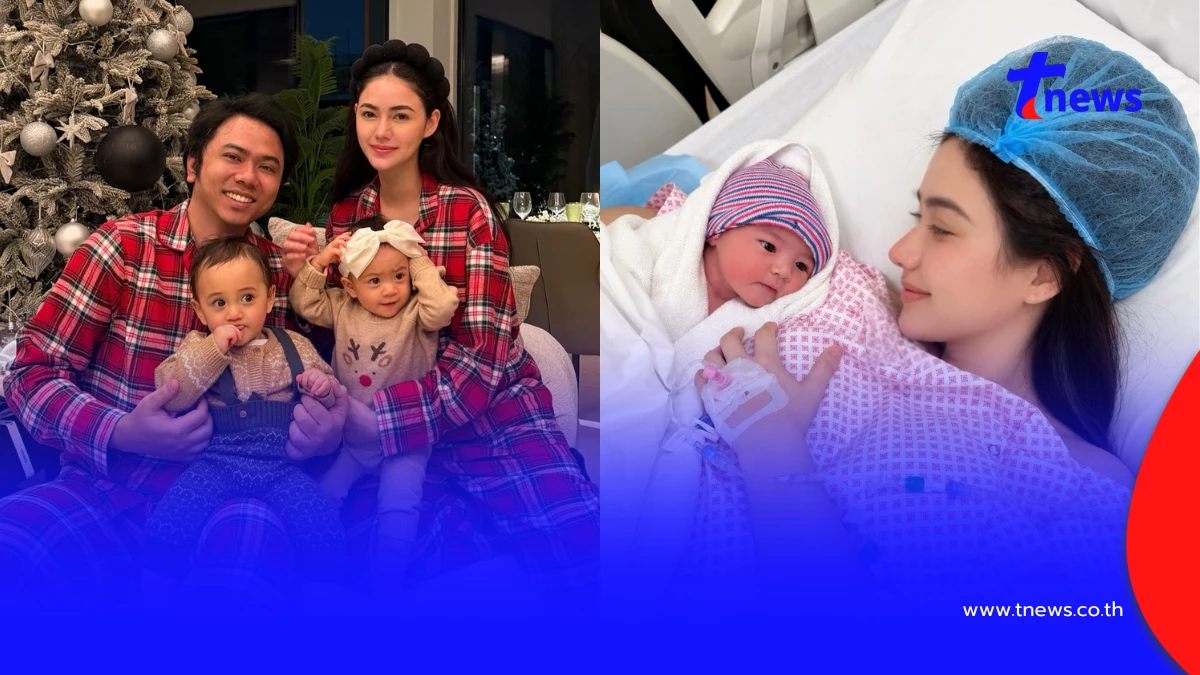 นักธุรกิจหมื่นล้าน ยิ้มแก้มปริ! “นนนี่ ณัฐชา” คลอดลูกสาวคนที่ 3